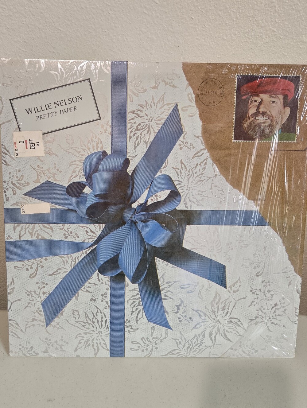 Willie Nelson "Pretty Paper" vinyl record
